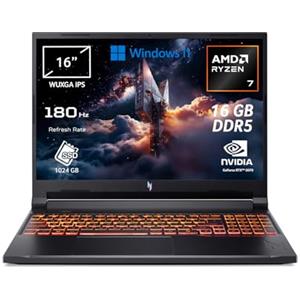 acer Nitro V 16 AI ANV16-42-R9JL Notebook Gaming, NVIDIA GeForce RTX 5070 8 GB GDDR7, Processore AMD Ryzen™ 7 260, Ram 16 GB DDR5, 1024 GB SSD, Display 16" WUXGA IPS 180 Hz, Windows 11 Home