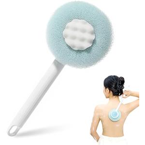 BIKPRST 1 Spazzole Per Doccia Regolabili,Spazzola Corpo A Manico Lungo,Spugna Doccia, Spazzola Scrub Corpo,Adatta Alla Pulizia Della Pelle