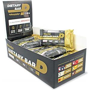 Premier Integratori Barrette Proteiche da 24 x 50g | Snack Proteico 35% Proteine con L-Glutammina Ajinomoto - Senza olio di palma (Nocciola)