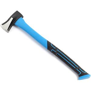 Wiltec Accetta da spacco 1000g con manico in fibra di vetro 600mm Utensile spaccalegna