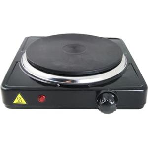 FLM SYSTEM Fornello Elettrico Da Campeggio; 1500w 18,5 CM Da Campeggio; Fornello elettrico 1 piastra; Elettrico Portatile