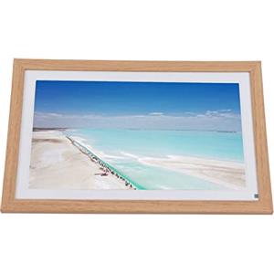 TENP Cornice per Foto Digitale da 15,6 Pollici Schermo Tattile con Prestazioni Stabili Cornice per Foto Digitale Sensore di Movimento Diviso Codice Slim Feel per Desktop (Spina UE)