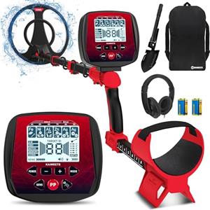 KAIWEETS Metal Detector, Ultraleggero Rilevatore di Metalli Set per Adulti e Principianti, Rilevatore IP68 Impermeabile ad Alta Precisione con 6 Modalità, con Chip DSP Avanzato, Cuffie, Pala