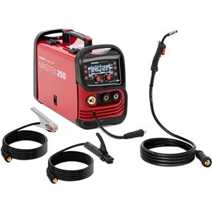Stamos Welding Group Stamos Germany MAGITEX 250 Saldatrice MIG/MAG - 180 A - Ciclo di lavoro 60% - TIG Lift-arc - MMA - Flux Saldatrice a filo Saldatrice a filo continuo Saldatura MIG MAG