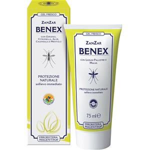 Erboristeria Magentina Zanzar Benex Gel Fresco 75ml - Gel multiuso con oli essenziali per allontanare insetti e lenire le punture