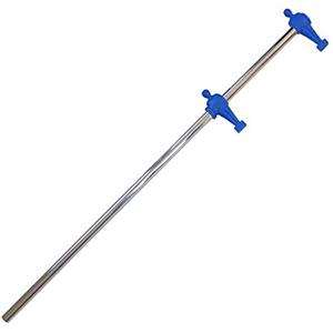 Roberto Sport Calcio Balilla ricambi Asta telescopiche rientranti 2 ometti Blu (terzini) mm 790 Diametro mm 18. Adatta per Modelli College Lift, College PRO, Export, Flexy, New Camp e Traditional