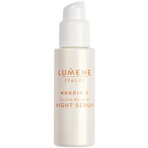 Lumene Nordic-C [VALO] Glow Renew Siero Viso Notturno 30 ml - Esfoliante e Idratante per Rinnovare la Luminosità della Pelle
