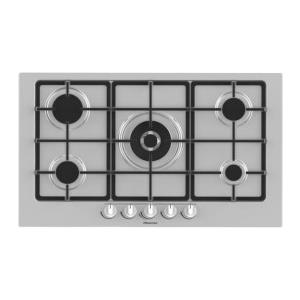 Hisense PRONTA CONSEGNA - SPEDIZIONE IMMEDIATA Piano Cottura Incasso a Gas 90 cm 5 Fuochi Acciaio Inox Hisense GM973XF