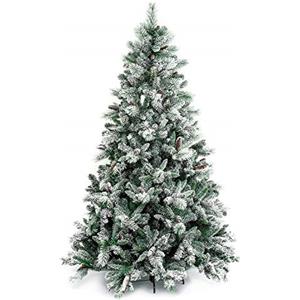 XONE Albero di Natale Gardena INNEVATO 240 CM con PIGNE