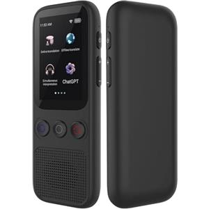 Duckdik Nuovo 2025, Traduttore Simultaneo Vocale, Traduttore Vocale Istantaneo Offline, Nessun Wi-Fi Necessario, Traduzione Bidirezionale Offline in 18 Lingue (Italiano Offline) (Arizona)