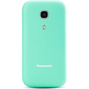 Panasonic KX-TU400EXC Telefono Cellulare ad Utilizzo Facilitato, Ideale per Anziani, Pulsanti Grandi Retroilluminati, Ampio Display, Tasto per Chiamata Prioritaria con Vivavoce, Azzurro
