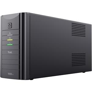 Trust 21199 Oxxtron Gruppo di Continuita' con 2 Prese a Parete Nero