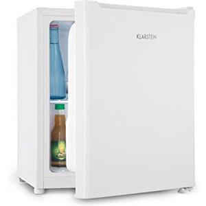 KLARSTEIN Snoopy ECO - Minifrigo con Congelatore, Mini Frigorifero, Capacità 46L, Congelatore 4 L, Rumorosità 41 dB, Classe Energetica E, Bianco
