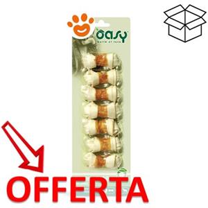 Oasy Snack Masticabile con Pollo per Cani Taglia S - 90 g, Ricco di Proteine e Povero di Grassi