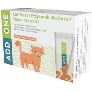 Porus GmbH Add One - Alimento Complementare per Gatti in Bustine da 10 gr con Salsa Cremosa alla Salsiccia di Fegato - 30 Bustine