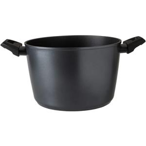 A2ZWORLD Pentola Alta Induzione, Pentola Cuocipasta, Interno Antiaderente, Spessore 4mm, Diametro 20cm e 24cm, Senza Coperchio (20cm)