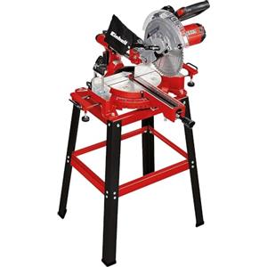 Einhell Troncatrice a trazione TC-SM 2531/2 U (1900 W, 4.800 giri/min, lama da sega Ø254 x ø30 mm, laser, testa inclinabile, inclusa lama HM), rossa