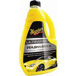 MEGUIAR'S Shampoo Ultimate Wash & Wax - Lavaggio e Lucidatura Auto con Cera di Carnauba - 1420 ml