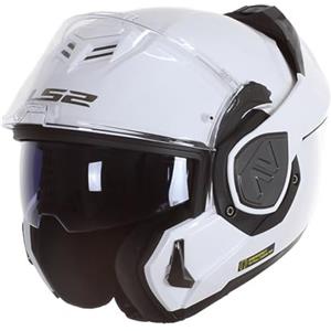 LS2, Casco Moto Modulare ADVANT SOLID White, XXL