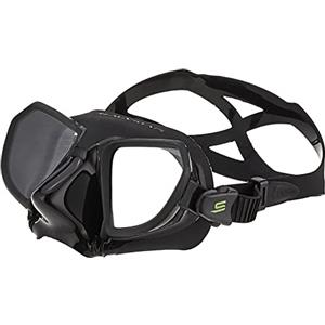 SALVIMAR Noah, Maschera Unisex Adulto, Nera, Taglia unica