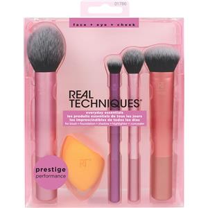 REAL TECHNIQUES - Everyday Essentials - Set Di Pennelli Per Il Make-Up Di Viso Occhi E Guance