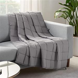 Serta Zen Rest, coperta resistente alle pieghe, per adulti, con perline di vetro, 5,4 kg, colore: grigio