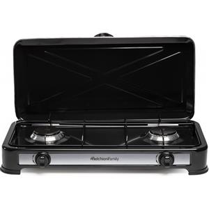 MELCHIONI MINERVA 2 FORNELLO A GAS 2 FUOCHI NERO