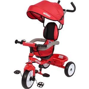 COLIBRI Triciclo Regolabile Colibrino - Fronte Mamma/Fronte Strada - Rosso