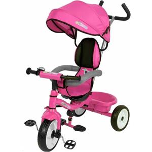 COLIBRI Triciclo Regolabile Colibrino - Fronte Mamma/Fronte Strada - Rosa