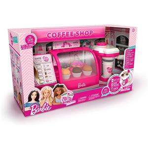 Rocco Giocattoli - Barbie Coffee Shop con Caffettiera e Accessori Realistici