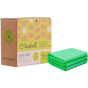 Korbell - Ricarica pattumiera per pannolini Korbell Mini 9 L ecologica