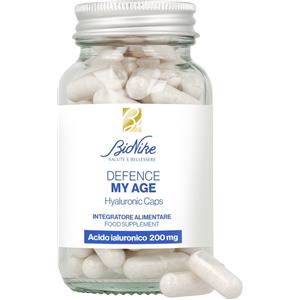 Bionike Defence My Age Hyaluronic Caps - Integratore Alimentare con Acido Ialuronico, Vitamina C ed E, 60 Capsule per Pelle Compatta e Giovane