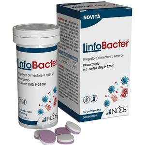 NOOS Srl LinfoBacter 30 Compresse 700 mg - Integratore Probiotico con Proprietà Antiossidanti