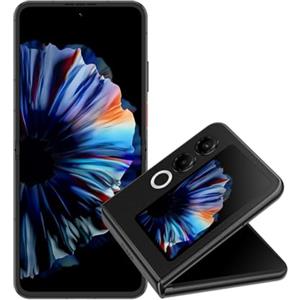 ZTE Nubia Flip 2 5G Smartphone, 8 GB RAM, cellulare pieghevole con display da 6,9, fotocamera da 50 MP, Dimensity 7300X, Android 14, ricarica rapida da 33 W, nero, smartphone senza contratto