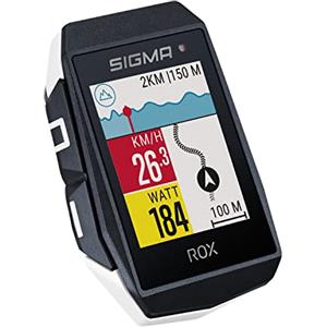 SIGMA SPORT ROX 11.1 Bianco EVO | Ciclocomputer senza fili con navigatore, GPS e supporto GPS in dotazione| GPS outdoor con numerose funzioni smart