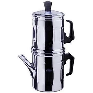 ILSA Caffettiera Napoletana Diamante, Alluminio, Tazze 3, cl 25