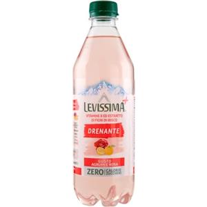 Zeus Party Levissima+, Acqua Drenante Vitamina B Estratto di Fiori di Ibisco, Gusto Agrumi e Rosa Zero Zuccheri e Calorie 3 Bottiglie da 50 cl