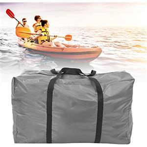 KIMISS Grande Portaoggetti Pieghevole, Accessorio per Borsetta per Canoa Bolsa Transporte Sevylor Borsa per il Trasporto Canoa Kayak Gommone Grigio Grigio