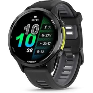 Garmin Forerunner 970 - Smartwatch da corsa di alta qualità con display Amoled e torcia LED integrata, fino a 15 giorni di durata della batteria e supporto avanzato per la navigazione