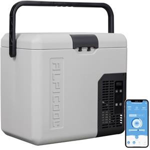 Alpicool P18 18 Litri Frigoriferi Portatile Elettrico Frigorifero per Auto Congelatore 12V 24V DC/AC Mini Frigo per Viaggio, Picnic, Campeggio Uso Esterno, da -20℃ a 20℃