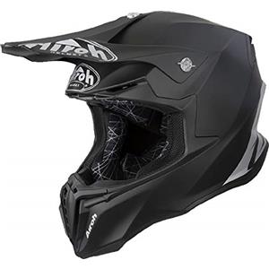 MOTOTOPGUN Airoh TW11 Twist Color Black Matt XS, Nero, 53-54 cm