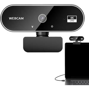 Generico Webcam 4K per lo streaming - webcam USB | Monitoraggio wireless 4K HD per riunioni desktop per laptop Conferenze Game Teams Computer