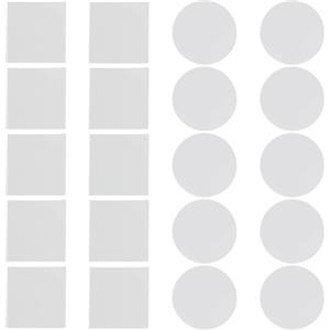 Trpoey 20 Pezzi Patch di Riparazione Trasparente Nastri Adesivi, Patch di Riparazione Tenda Applicabile, Impermeabile, Gonfiabile, Giocattoli Gonfiabili Seggiolini Auto Divano Tende Kayak Dinghies Materassi