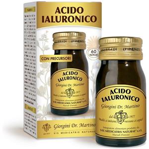 DR.GIORGINI Acido Ialuronico 60 Pastiglie - Integratore con Estratto di Olivo e Nutrienti