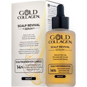 MINERVA RESEARCH LABS Gold Collagen Scalp Revival Serum 100 ml - Siero per la crescita e la salute dei capelli