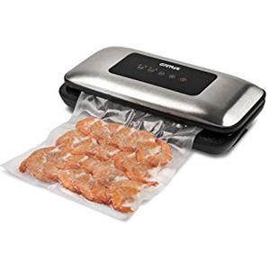 G3 Ferrari G20092 Senzaria Macchina per Sottovuoto, 110 W, Corpo Inox, Forza Aspirante -600mBar, 2 funzioni Sigilla e Sottovuoto, Funzionamento automatico, Nero