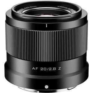 Viltrox AF 20mm f/2.8 - Obiettivo Ultra-Grandangolare per Nikon Z con Autofocus STM