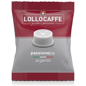 Lollo Caffè Miscela Argento - 600 Capsule Compatibili Lavazza Espresso Point, Gusto Intenso e Corposo, Intensità 11