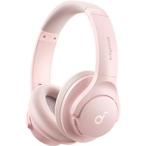 Soundcore Q20i di Anker, Cuffie Bluetooth Over-Ear con Cancellazione Rumore | ANC ibrida, 40 ore con ANC, audio Hi-Res, bassi potenti, modalità trasparenza, connessione wireless e controllo tramite app.
