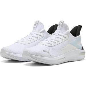 Puma Scarpe da Corsa Softride Enzo 5 Hype Unisex, Puma Bianco Puma Argento Puma Nero, 46 EU